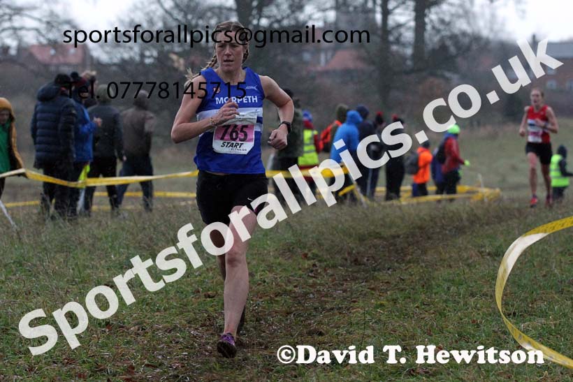 Senior women, 2021 North Eastern Cross Country Championships, Sedgefield. Photo: David T. Hewitson/Sports for All Pics